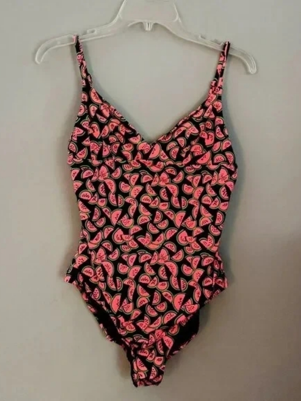 Pink Watermelon Print One-Piece Swimsuit
